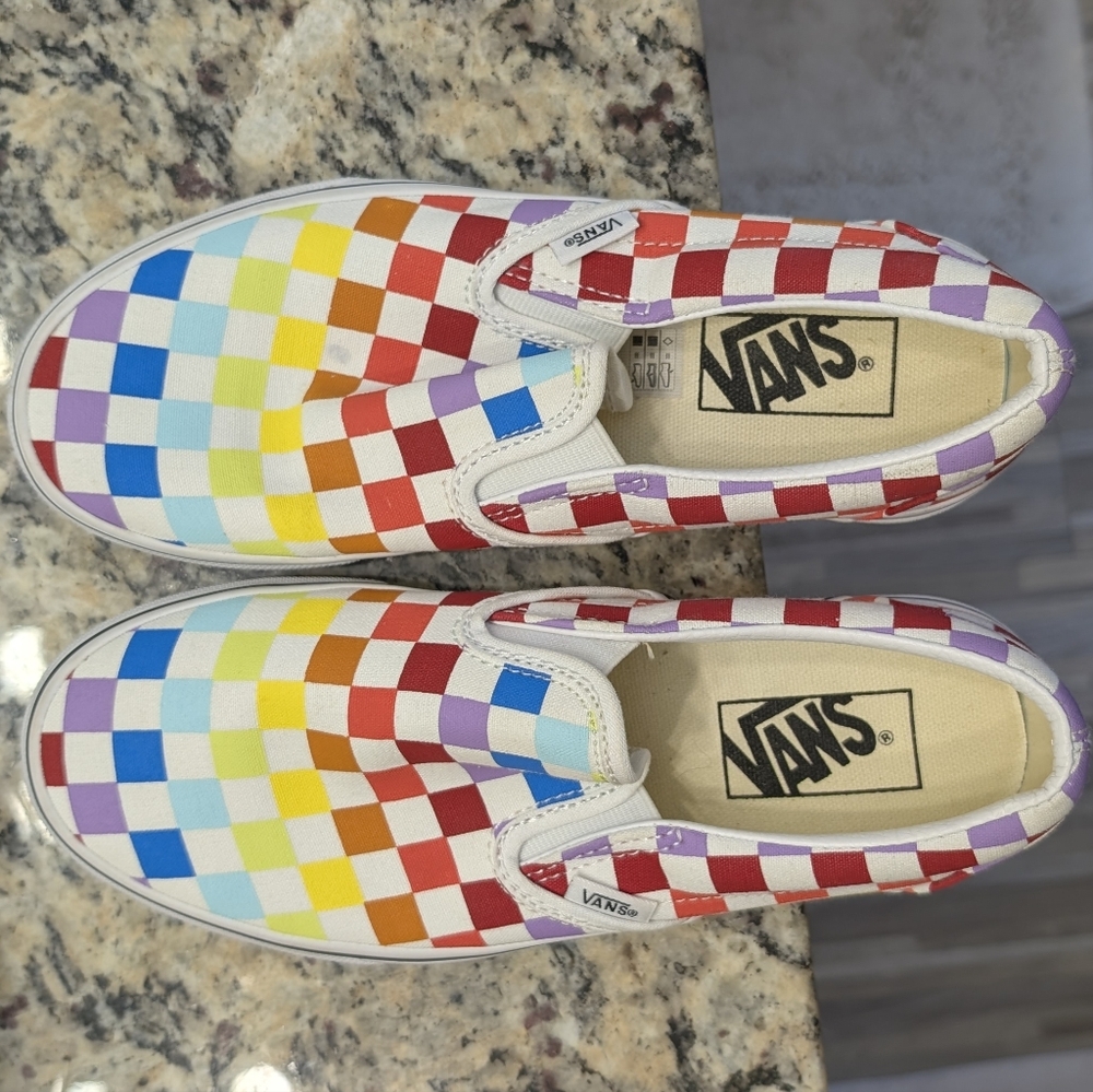 Vans Ranbow Checkered Slip-On - Picture 2 of 5